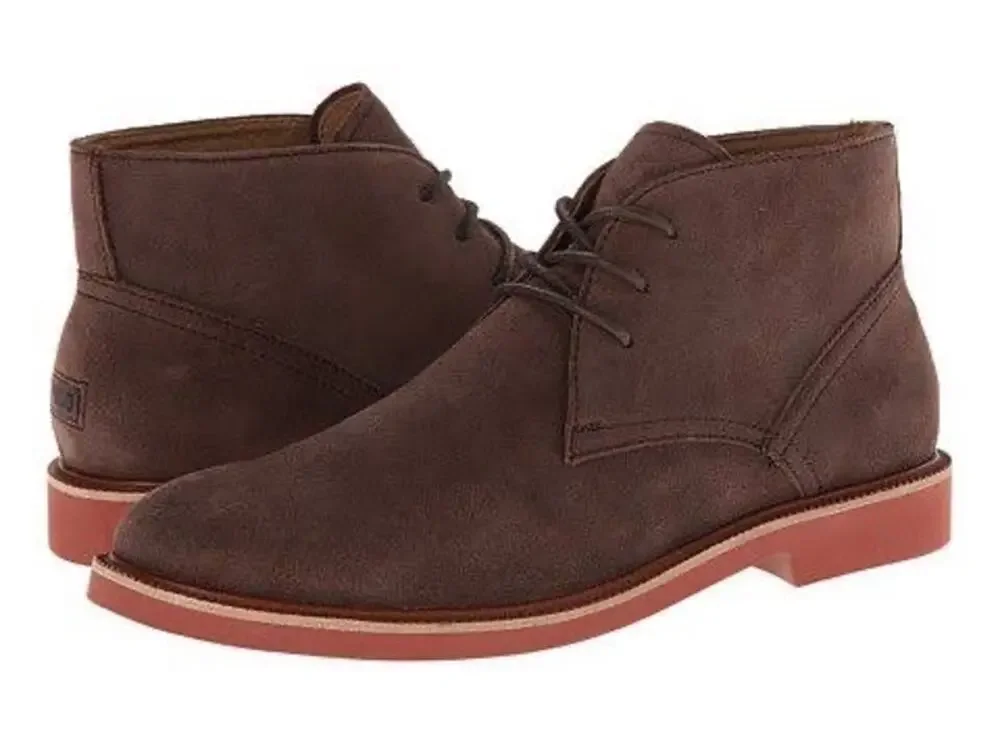 Polo Ralph Lauren Torrington Chukka Boots Brown Suede Size 13D Leather